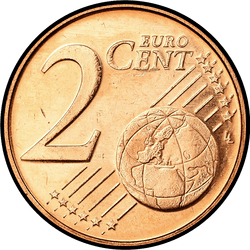 реверс 2 cents (€) 2013 ""