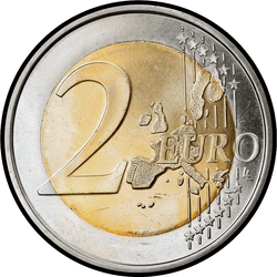 реверс 2€ 2006 "25th birthday of Grand-Duke Guillaume, heir to the throne"