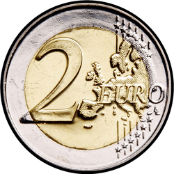 реверс 2€ 2009 "10th anniversary of Economic and Monetary Union"