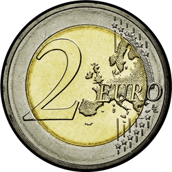 реверс 2€ 2011 "50th anniversary of the appointment by the Grand-Duchess Charlotte of her son Jean as "lieutenant-représentant""