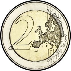 реверс 2€ 2013 "National anthem"