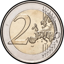 реверс 2€ 2022 "35 let evropského programu Erasmus"