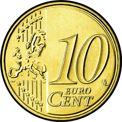 реверс 10 cents (€) 2008 ""