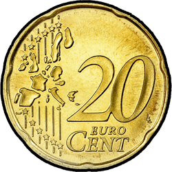 реверс 20 cents (€) 1999 ""