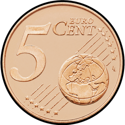 реверс 5 cents (€) 2019 ""