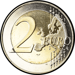 реверс 2€ 2009 "10 years to the Economic and Monetary Union"