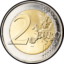 реверс 2€ 2012 "150th anniversary of the artist Helena Sherfbek"