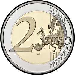 реверс 2€ 2020 "100th anniversary of the birth of Väinö Linn"