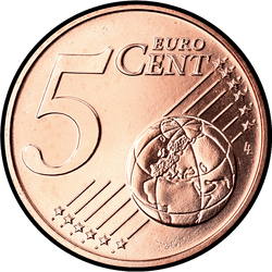 реверс 5 cents (€) 2012 ""
