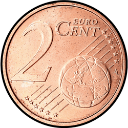 реверс 2 cents (€) 2014 ""