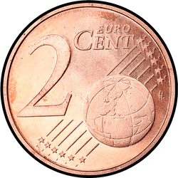 реверс 2 cents (€) 2011 ""