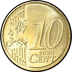 реверс 10 cents (€) 2019 ""