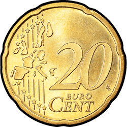 реверс 20 cents (€) 2001 ""