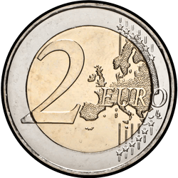 реверс 2€ 2021 "Tarshiya temple complex"
