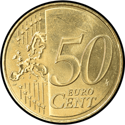 реверс 50 cents (€) 2024 ""