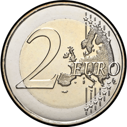 реверс 2€ 2017 "100th Anniversary - Anthem of Andorra"